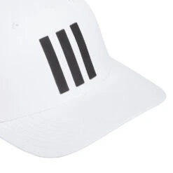 Adidas 3 Stripe Tour Golf Cap -Golf Promotion Store Adidas Three Stripe Tour Cap White 3