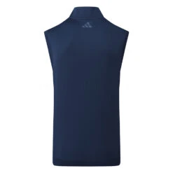 Adidas Elevated 1/4 Zip Golf Vest 5 Adidas Elevated 1/4 Zip Golf Vest -Golf Promotion Store Adidas Elevated 1 4 Zip Golf Vest Collegiate Navy IB4541 Back