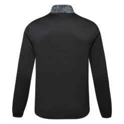 Callaway Abstract Camo Print Mixed Media Golf Wind Jacket -Golf Promotion Store Callaway SS22 Abstract Camo Mixed Media Full Zip Jacket CGJSC031 002 Code WTCAL054 M Caviar back