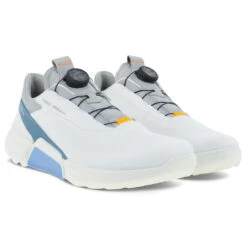 Ecco Biom H4 BOA Gore-Tex Golf Shoes -Golf Promotion Store Ecco Biom H 4 BOA Gore Tex Golf Shoes White Retro Blue 5