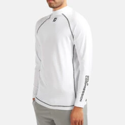 FootJoy ProDry Performance Golf Base Layer -Golf Promotion Store FOOTJOY THERMAL BASE LAYER WHITE FRONT model 1