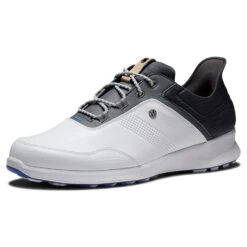 FootJoy FJ Stratos 50072 Golf Shoes -Golf Promotion Store FootJoy FJ Stratos 50072 Golf Shoes White Black Forged Iron Blanc de Blanc 5