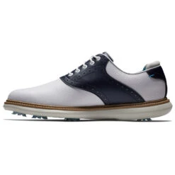 FootJoy FJ Traditions 57899 Golf Shoes -Golf Promotion Store FootJoy FJ Traditions Shoes White Navy 4