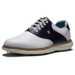 FootJoy FJ Traditions 57899 Golf Shoes -Golf Promotion Store FootJoy FJ Traditions Shoes White Navy 5