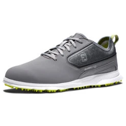 FootJoy SuperLites XP 58086 Golf Shoes -Golf Promotion Store FootJoy Superlites XP Shoes Grey White Lime 5