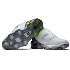 FootJoy Tour Alpha BOA 55509 Golf Shoes 11 FootJoy Tour Alpha BOA 55509 Golf Shoes -Golf Promotion Store FootJoy Tour Alpha BOA Golf Shoes White Grey Charcoal 6