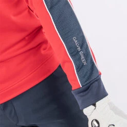 Galvin Green Daxton Insula Golf Pullover -Golf Promotion Store Galvin Green AW22 DAXTON G124202 RED NAVY WHITE Model 5