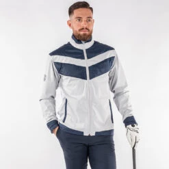 Galvin Green Liam Interface-1 Golf Wind Jacket 12 Galvin Green Liam Interface-1 Golf Wind Jacket -Golf Promotion Store Galvin Green AW22 LIAM G122273 COOL GREY NAVY Model 1