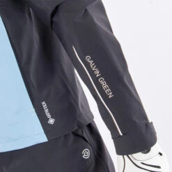 Galvin Green Albert Waterproof Golf Jacket 16 Galvin Green Albert Waterproof Golf Jacket -Golf Promotion Store Galvin Green SS22 Albert Waterproof Jacket G130067 WJGAL430 Blue bell Black White Model 5