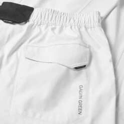 Galvin Green Arthur Waterproof Golf Trouser -Golf Promotion Store Galvin Green SS22 Arthur Waterproof Trousers White G777401 Code WPGAL036 M White detail
