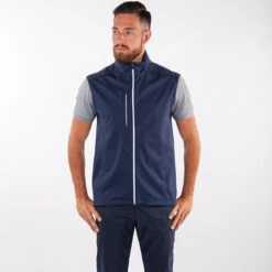 Galvin Green Lion Interface-1 Golf Wind Vest -Golf Promotion Store Galvin Green SS22 Lion Full Zip Windproof Bodywarmer G122433 Code WTGAL192 M Navy model 1