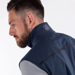 Galvin Green Lion Interface-1 Golf Wind Vest -Golf Promotion Store Galvin Green SS22 Lion Full Zip Windproof Bodywarmer G122433 Code WTGAL192 M Navy model 2