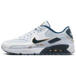 Nike Air Max 90G NRG Golf Shoes -Golf Promotion Store Nike Golf Air Max 90 G NRG Golf Shoes Pure Platinum Dark Obsidian White 6
