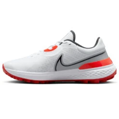 Nike Infinity Pro 2 Golf Shoes -Golf Promotion Store Nike Golf Infinity Pro 2 Golf Shoes White Black Wolf Grey Picante Red 6