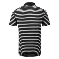 Nike Dry Victory Stripe Golf Polo Shirt -Golf Promotion Store Nike SS22 Dry Victory Stripe Golf Polo Shirt DH0829 010 M Black White Back