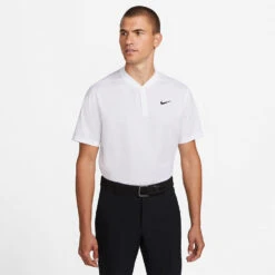 Nike Dry Victory Blade Golf Polo Shirt -Golf Promotion Store Nike SS22 Dry Victory Blade Polo Shirt DH0838 100 Code SHNIK772 White Black model 1