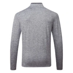 Nike Dry Victory Heather 1/2 Zip Golf Sweater -Golf Promotion Store Nike Victory Heather 1 2 Zip Golf Sweater Obsidian Black DH1261 451 SWNIK257 Back