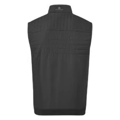 Oscar Jacobson Hodgson Thermal Golf Wind Vest -Golf Promotion Store Oscar Jacobson AW22 Hodgson Thermal Wind Vest OJTOP0118 WTOSC093 S Black Back