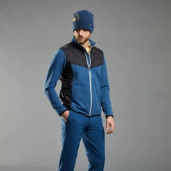 Ping Norse Primaloft S4 Zoned Thermal Golf Wind Jacket -Golf Promotion Store Ping AW22 Norse S4 Zoned Jacket PO3541 SCB WTPIN058 Stormcloud Black Model 1