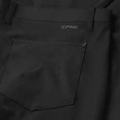 Ping Alderley Golf Trouser -Golf Promotion Store Ping SS22 Alderley Trousers Black P03484 060 Code TRPIN095 34 W 31 Leg detail