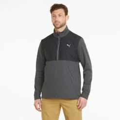 Puma Cloudspun WRMLBL Golf Popover 9 Puma Cloudspun WRMLBL Golf Popover -Golf Promotion Store Puma SS22 Cloudspun WRMLBL Golf Popover Puma Black 537066 01 SWPUM269 Model 1