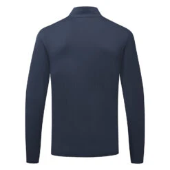 Puma Vista 1/4 Zip Golf Popover -Golf Promotion Store Puma SS22 Vista 1 4 Zip Sweater 535050 03 Code SWPUM253 M Navy Blazer High Rise back