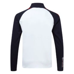 Sunderland Aspen Mid Layer Golf Top -Golf Promotion Store Sunderland White Navy Red SUNMM39 ASP back