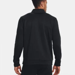 Under Armour Fleece 1/4 Zip Golf Sweater 11 Under Armour Fleece 1/4 Zip Golf Sweater -Golf Promotion Store Under Armour AW22 1 4 Zip Sweater 1373358 001 SWUND171 XL Black Black Model 3
