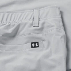Under Armour Drive Slim Taper Golf Pants -Golf Promotion Store Under Armour AW22 Drive Slim Taper Steel Halo Gray Pant 1364410 036 Code TRUND065 34 W 32 Leg Detail
