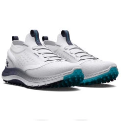 Under Armour Charged Phantom SL Golf Shoes -Golf Promotion Store Under Armour Charged Phantom SL Golf Shoes White White Midnight Navy 3
