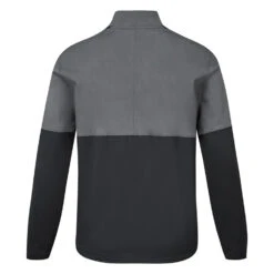 Under Armour Storm Windstrike Full Zip Golf Wind Jacket -Golf Promotion Store Under Armour SS23 Storm Windstrike Full Zip Wind Top 1377383 001 WTUND106 S Black Pitch Grey Black Back